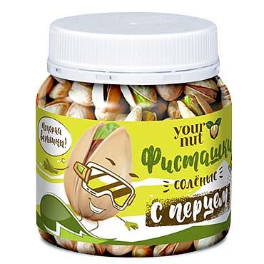 Фисташка You Nut соленая с перцем 100 г ОПТ фото 1
