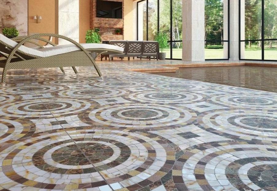 Напольный керамогранит PiezaRosa «Бремен Мрамор» 45х45 см ОПТ фото 5