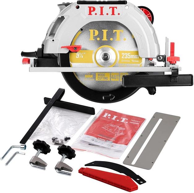 Циркулярная пила (дисковая) P.I.T. PKS235-C 2200Вт (ручная) фото 4