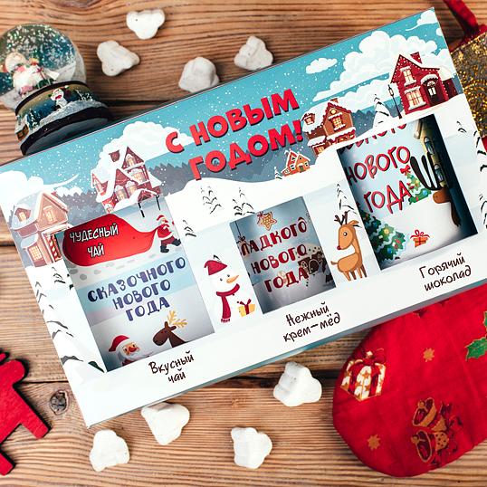 Подарочный набор из 3 продуктов «С новым годом», опт фото 1