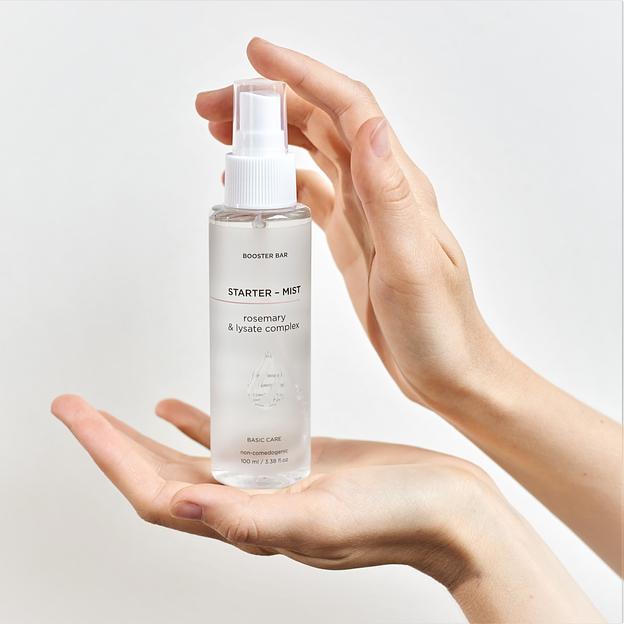 Тонер-мист с розмарином и лизатами Booster bar «Rosemary&Lysate Complex Starter-Mist» 100 мл ОПТ фото 5