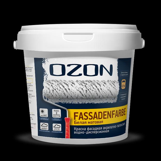 Краска фасадная OZON Fassadenfarbe ВД-АК-112А-1,4 А опт фото 1