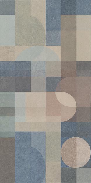 Декор Kerama Marazzi Чементо 1 матовый обрезной 300x600 фото 1