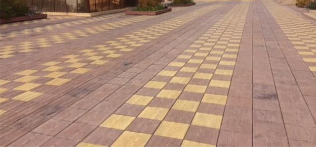 Форма для тротуарной тактильной плитки «Диагональные рифы» 300х300х50 мм фото 5