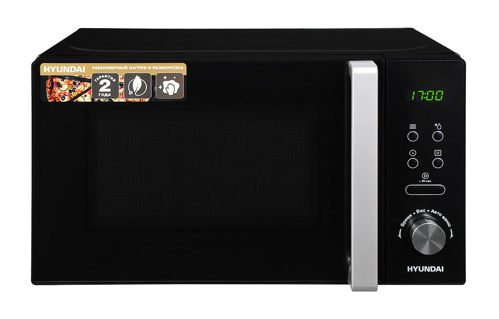 Микроволновая Печь Hyundai HYM-D3001 20л. 700Вт черный/хром фото 1