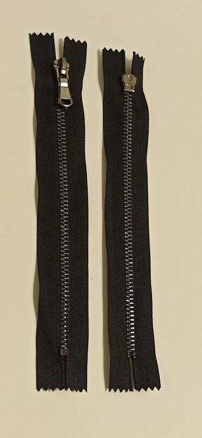 Молния №5 18см черная на карманы импорт фото 1