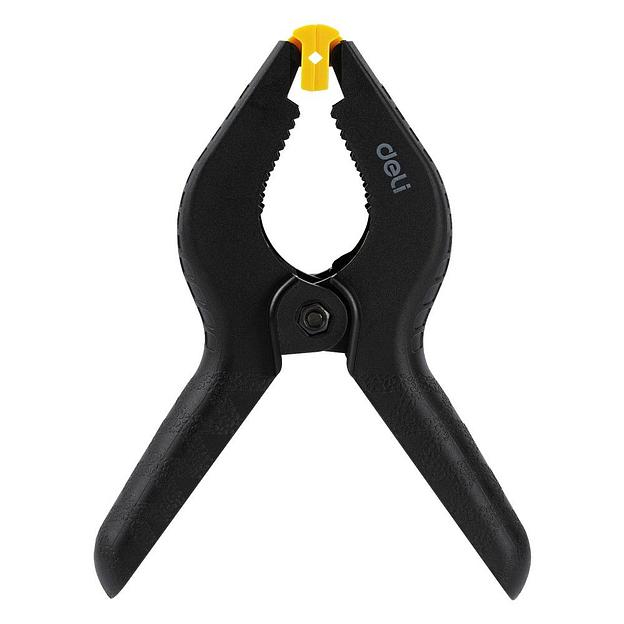 Струбцина-зажим пружинная Deli DL110006 длина 150мм, макс.диаметр зажима 50мм, макс.усилие зажима 140N фото 2