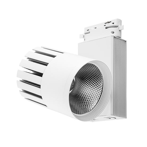 Светильник светодиодный трековый на шинопровод ДПО-30w 4000К 2700Лм белый фото 1