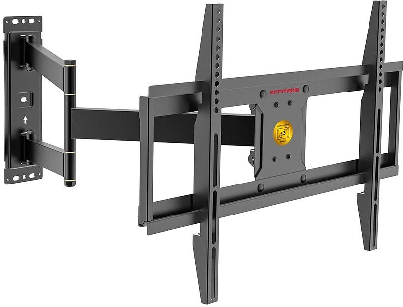 Кронштейн для телевизора Arm Media PARAMOUNT-75 черный 32"-70" макс.60кг настенный поворот и наклон фото 1