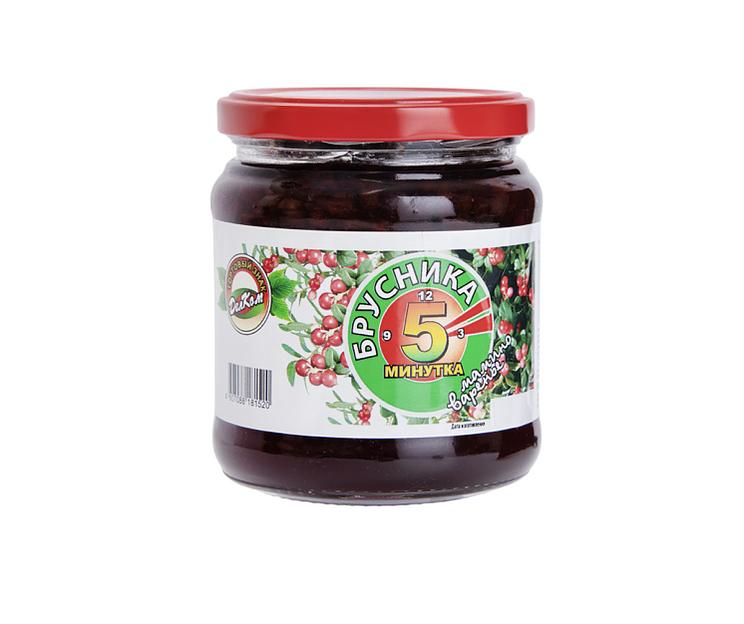 Варенье «Брусника», 550 гр, опт фото 1
