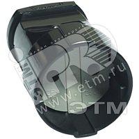 Штепсель без заземления черный фото 1