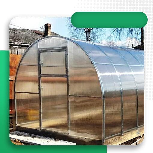 Теплица стандарт 2.5×6 м, шаг 65 см фото 1