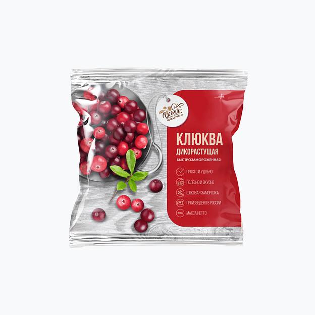 Клюква дикорастущая в ПЭТ пакете «Всегда пожалуйста» 300г Опт фото 1