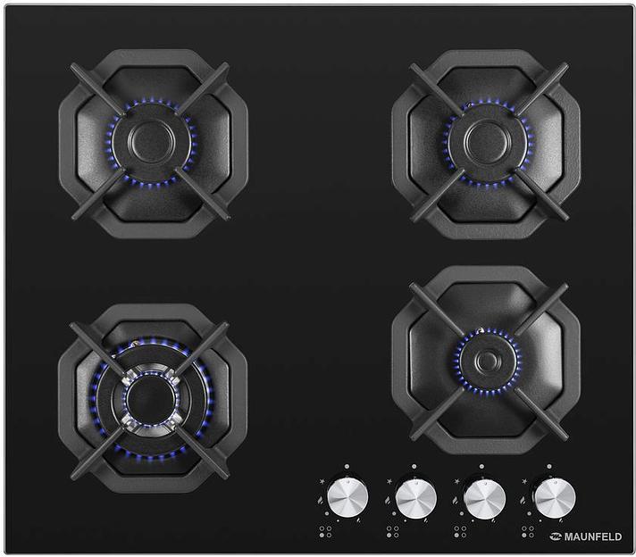 Газовая варочная поверхность Maunfeld EGHG.64.23CB\G черный фото 1