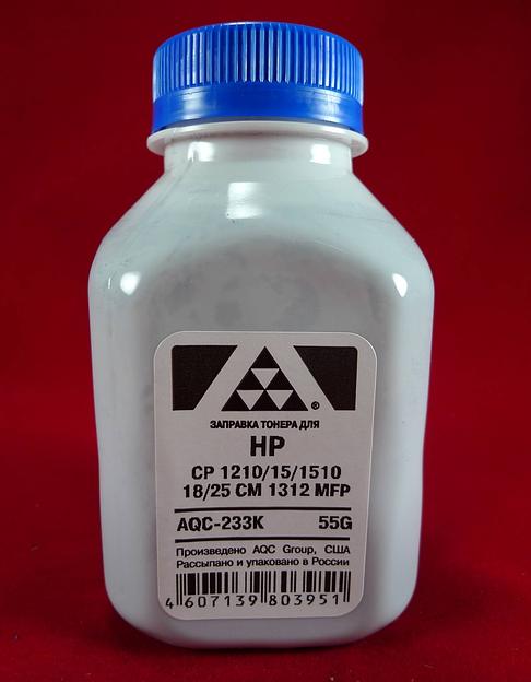 Тонер для картриджей CB540A/CE320A/CF210A/CF210X Black (фл. 55г) AQC-США фас.Россия фото 1