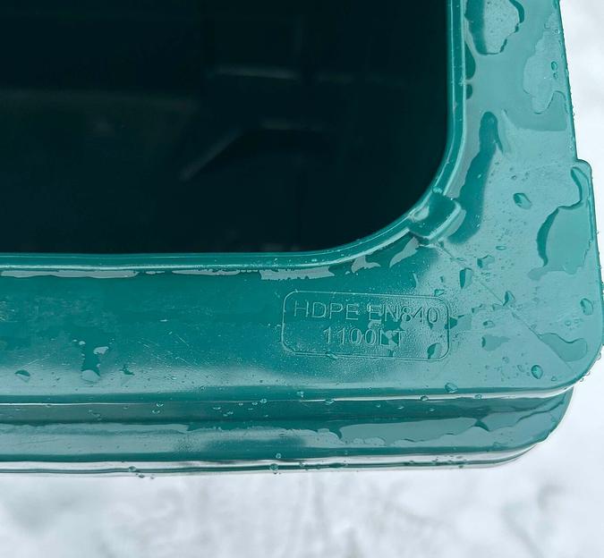 Евроконтейнер Sonmez Hammadde 1100 л фото 8