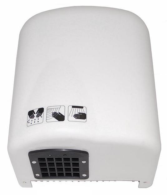 Сушилка для рук G-teq 8826 PW, 1650 Вт, 1,65 кВт, пластик белая фото 1