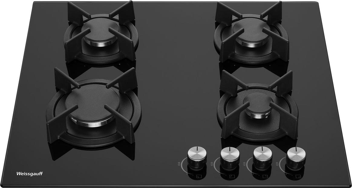 Газовая варочная поверхность Weissgauff HG 640 BG черный фото 2