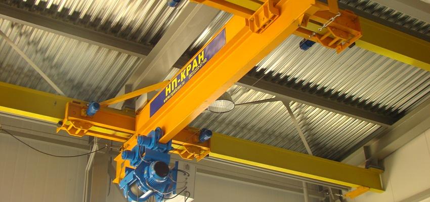 Кран мостовой однобалочный подвесной фото 8