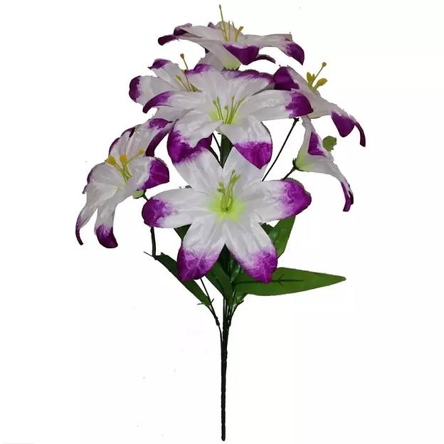 Букет лилии на 7 голов 59см 211-512 фото 4