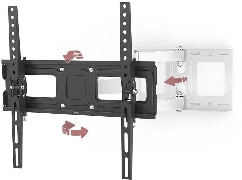 Кронштейн для телевизора Hama 00220856 черный 32"-65" макс.35кг настенный поворотно-выдвижной и наклонный фото 4