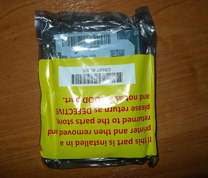 Жесткий диск MSG SATA w/ FW SV HP DJ T2300 (CN727-67045/CN727-67037/CN727-67033/CN727-67028/CN727-67017) OEM фото 4