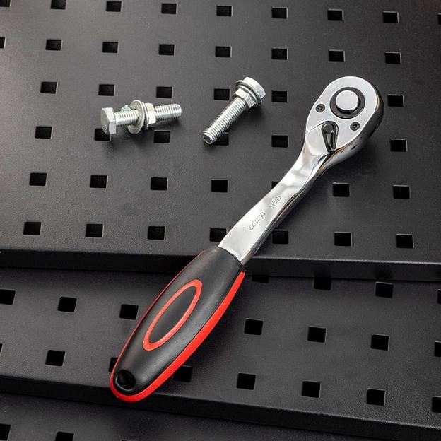 Ключи Deli Ключ-трещотка Deli DL2522 1/2" длина 255мм, 72 зуба, шестерня Cr-Mo, быстросъемная фото 5