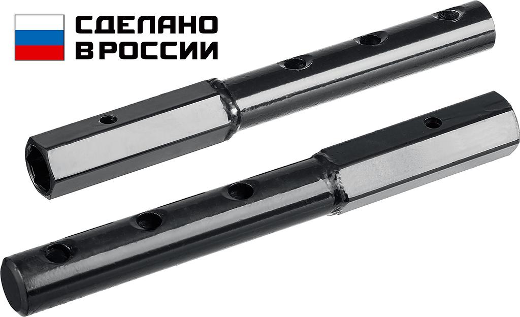 ЗУБР УД-2, НЕХ 23 - круг 30 мм, 2 шт., удлинитель (707107-2) фото 1