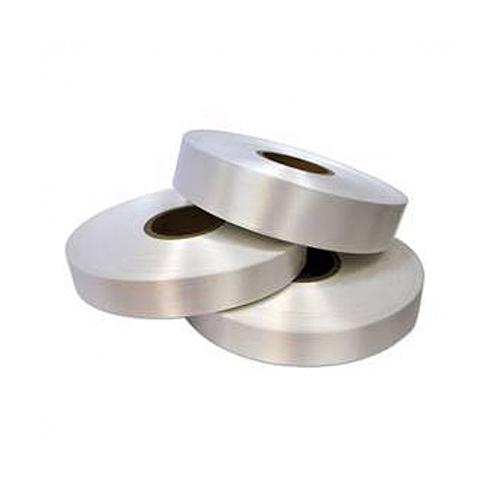 Сатиновая лента для ТТ-печати 20-110 мм, 159 г/м² жёсткая белая фото 1