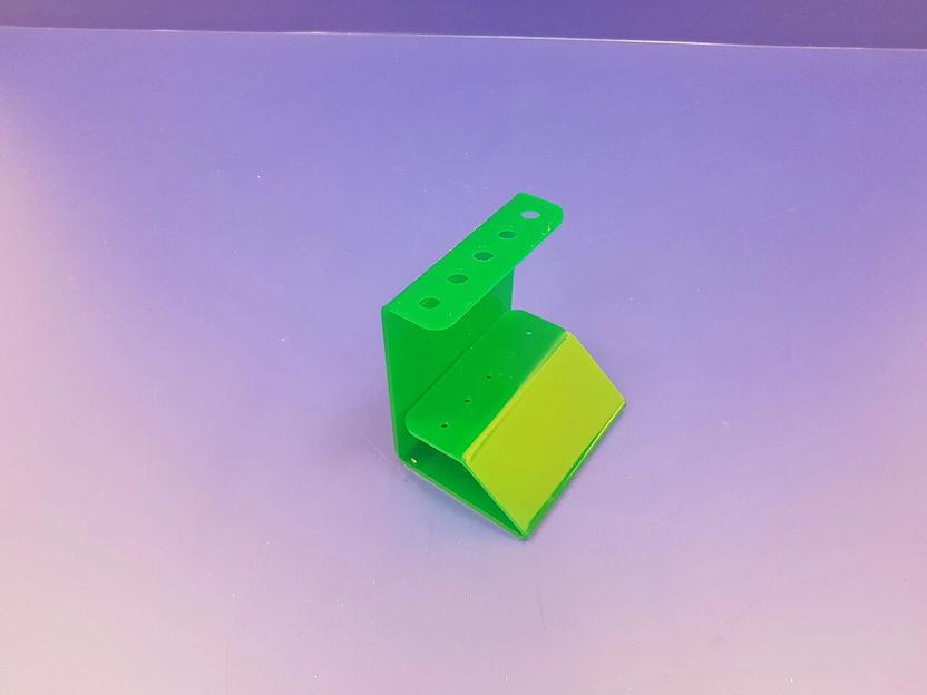 Подставка для ручек карандашей кистей 5 секции.(вертикальное размещение, место для логотипа, зеленая) фото 4