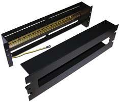 19" панель с DIN-рейкой для установки электроавтоматов, 3U (TWT-CB-DINRL/3U) фото 1