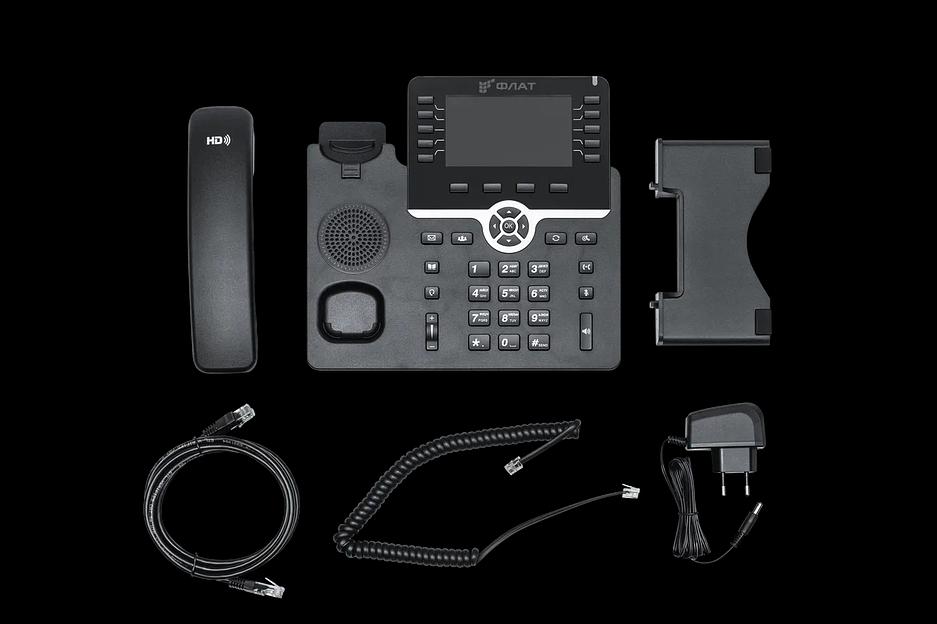 IP-телефон ФЛАТ-ПРО - Российское VOIP оборудование. ФЛАТ-ПРО Flat-Phone-B10P/RU фото 3