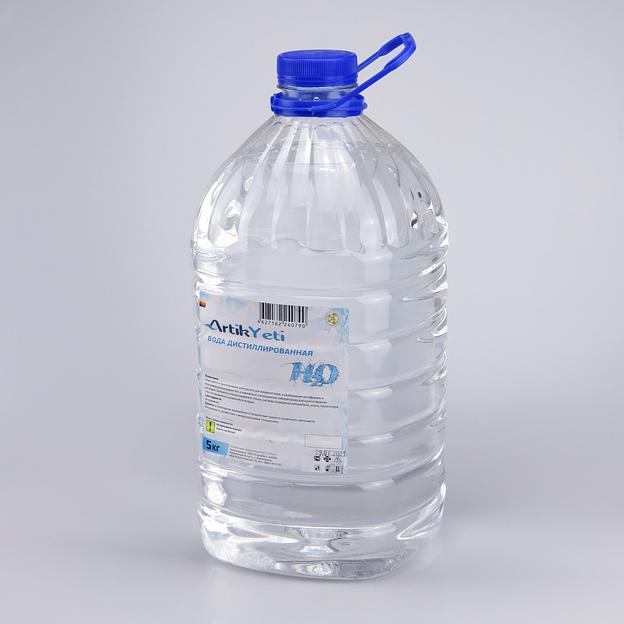 Вода дистиллированная "Artik Yeti" ПЭТ 5л фото 2