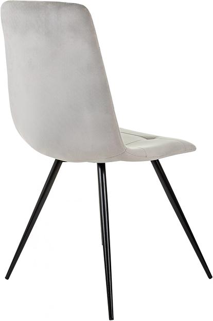 Стул для дома Бюрократ CH-K1_4 комплект 4шт св.серый Holland 09 металл черный на ножках (CH-K1_1/HL09_4) фото 5