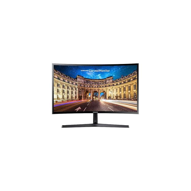 23.5" Монитор Samsung C24F396FHI, 1920x1080, VA, 1хHDMI, изогнутый, черный [lc24f396fhixci(cuz)] фото 1