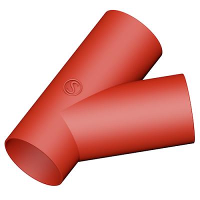 Тройник чугун SML 45º, 100х100 мм фото 1