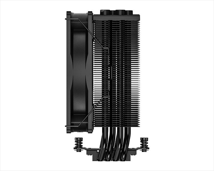 Cooler ID-Cooling SE-214-XT BLACK LGA20XX/1700/1200/115X/AM5/AM4 (DP 180W, PWM, 4 тепл.трубки прямого контакта, FAN 120mm) RET фото 4