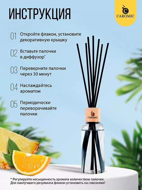 Ароматизатор для дома (диффузор) Caromic «Бразильское лето» 100 мл ОПТ фото 5