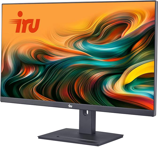 Моноблок IRU 27IM 27" Full HD i7 1255U (1.7) 16Gb SSD1Tb UHDG Free DOS GbitEth WiFi BT 120W Cam черный 1920x1080 фото 2