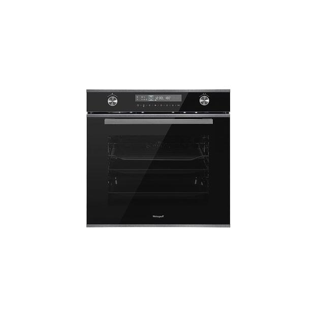 Духовой шкаф WEISSGAUFF EOM 751 PDBSX, черный/нержавеющая сталь фото 1