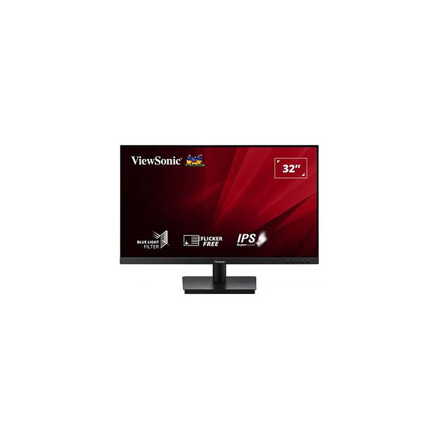 31.5" Монитор ViewSonic VA3209-MH, 1920x1080, IPS, 75Гц, 1хHDMI, черный фото 1