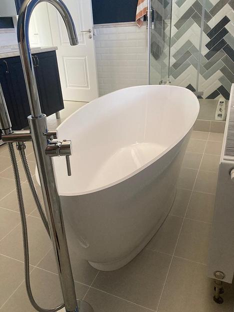 Мраморная ванна Castone «Адель» фото 6