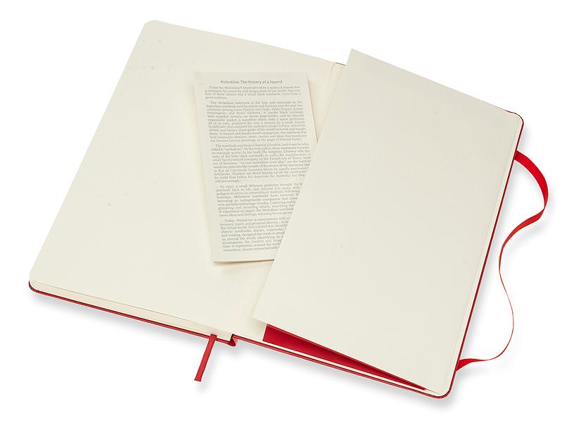 Блокнот Moleskine CLASSIC QP066F2 Large 130х210мм 240стр. пунктир твердая обложка красный фото 5
