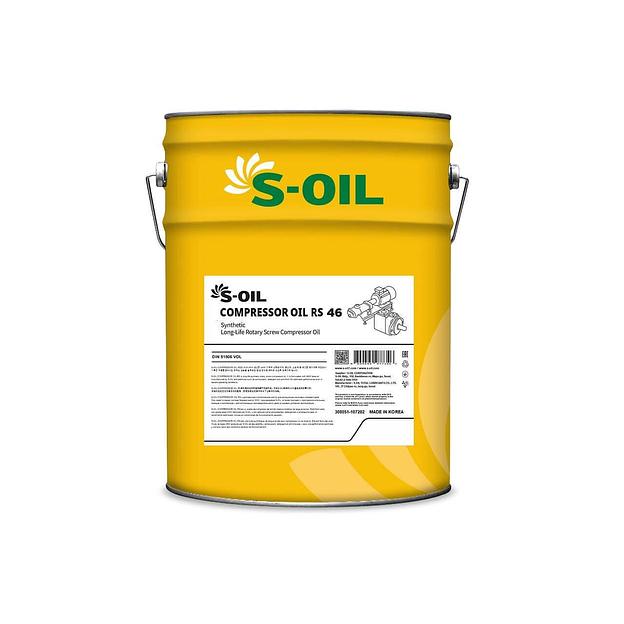 Компрессорное масло S-OIL Compressor Oil RS 46, 200 л фото 1