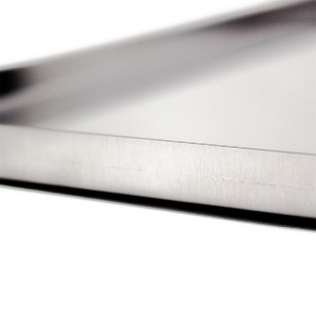 Противень 400х300 мм высота 10 мм 4 борта нержавеющая сталь фото 3