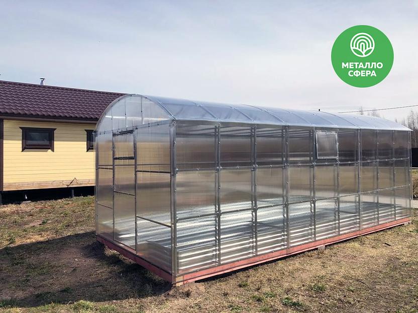 Прямостенная теплица «Прямостенная-3» ОПТ фото 3