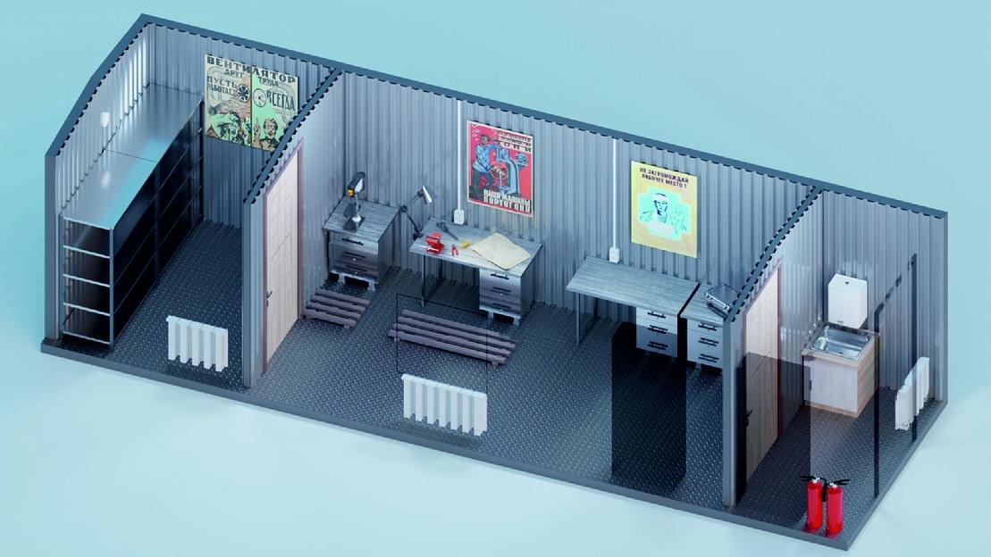 Вагон-дом инструменталка слесарка фото 1