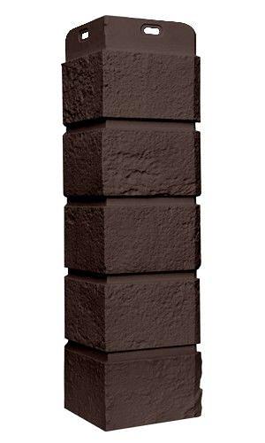 Панель фасадная GL полипропиленовая Состаренный кирпич Стандарт коричневый фото 2