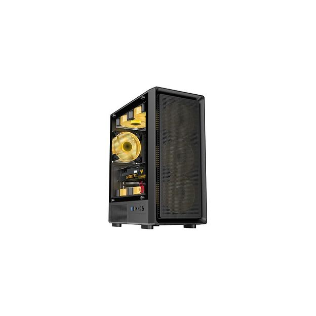 Корпус mATX BLOODY BD-CC118, Midi-Tower, без БП, черный [bd-cc118-bk] фото 1
