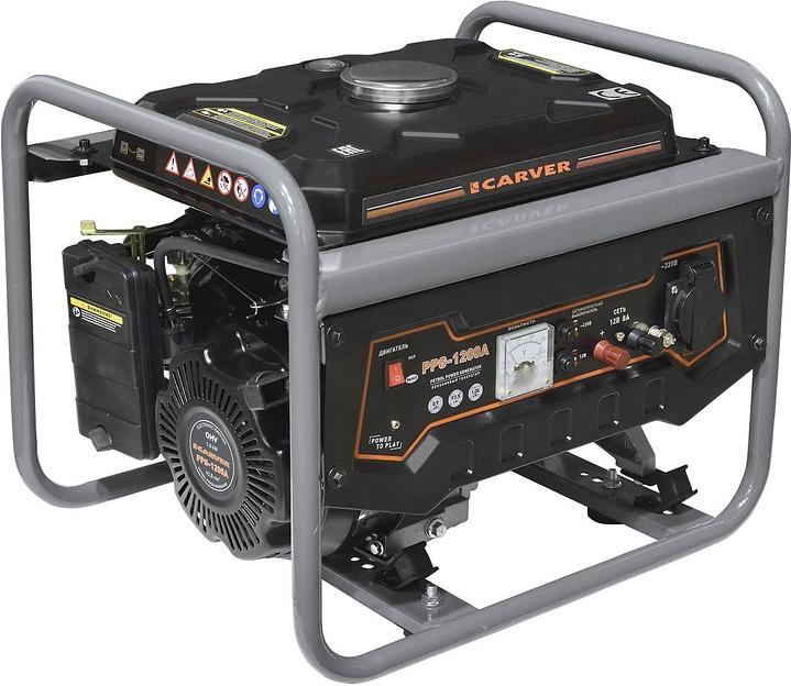 Генератор Carver PPG- 1200А 1.05кВт фото 2